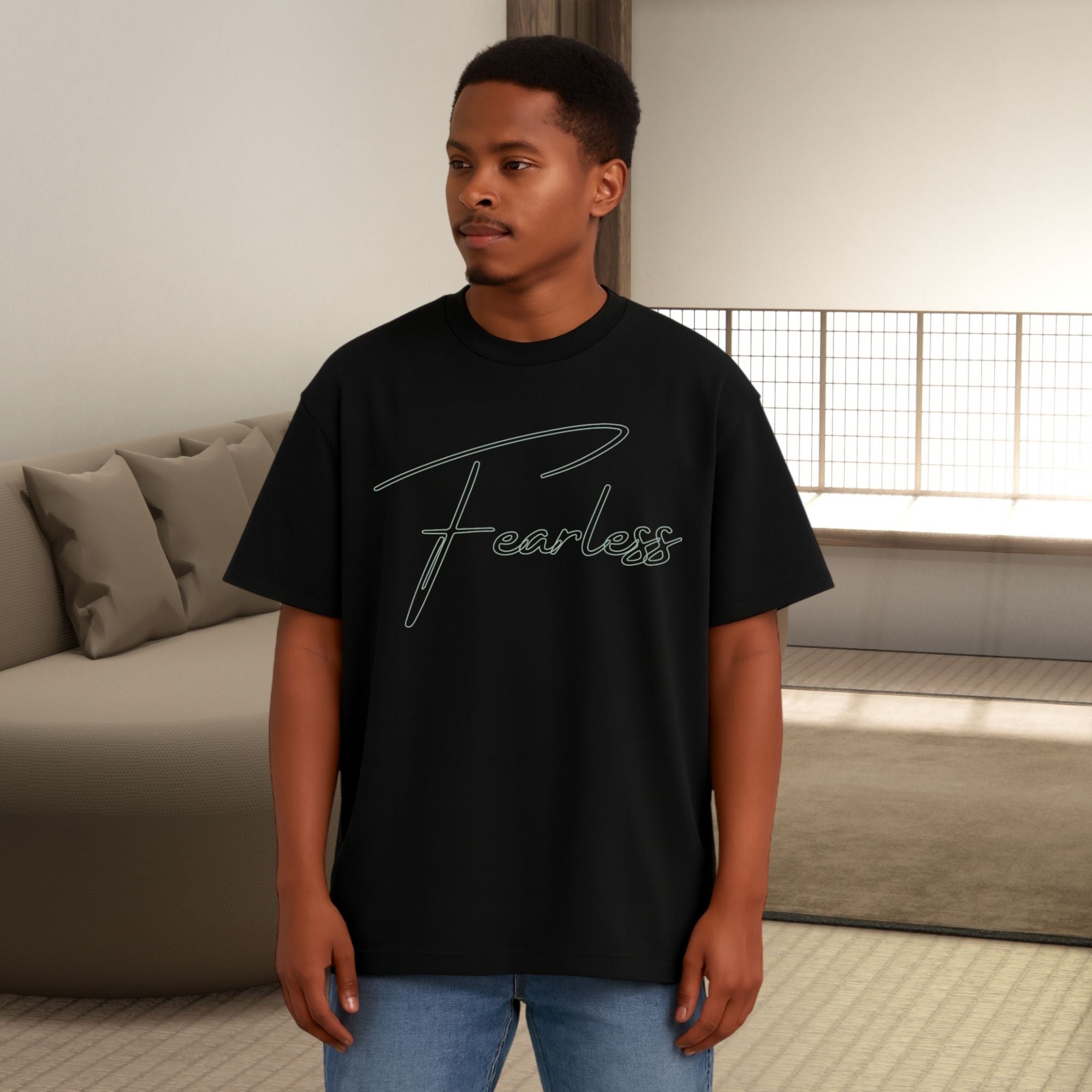 FEARLESS1 L Unisex Oversized Standard T-Shirt