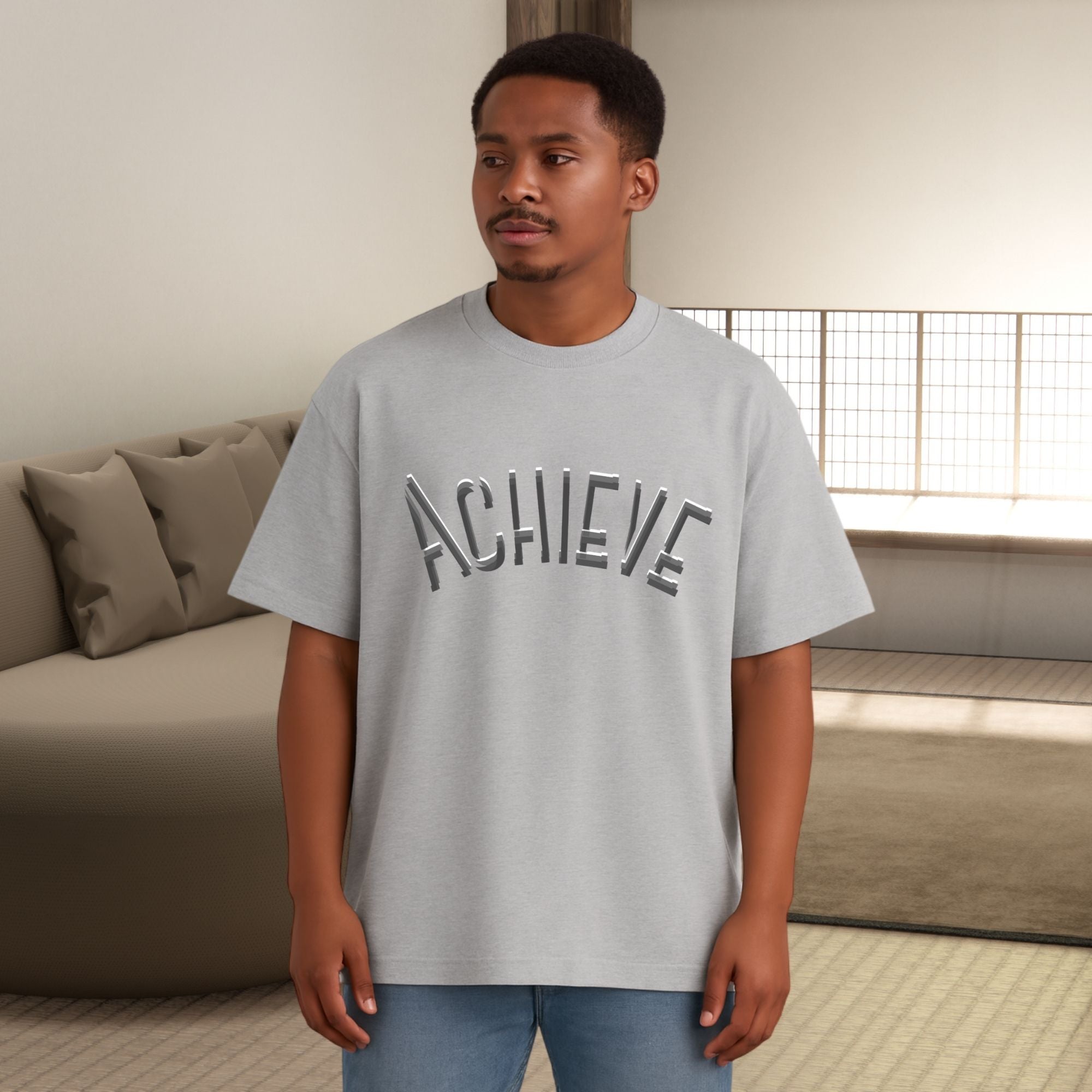 ACHIEVE H Unisex Oversized Classic T-Shirt