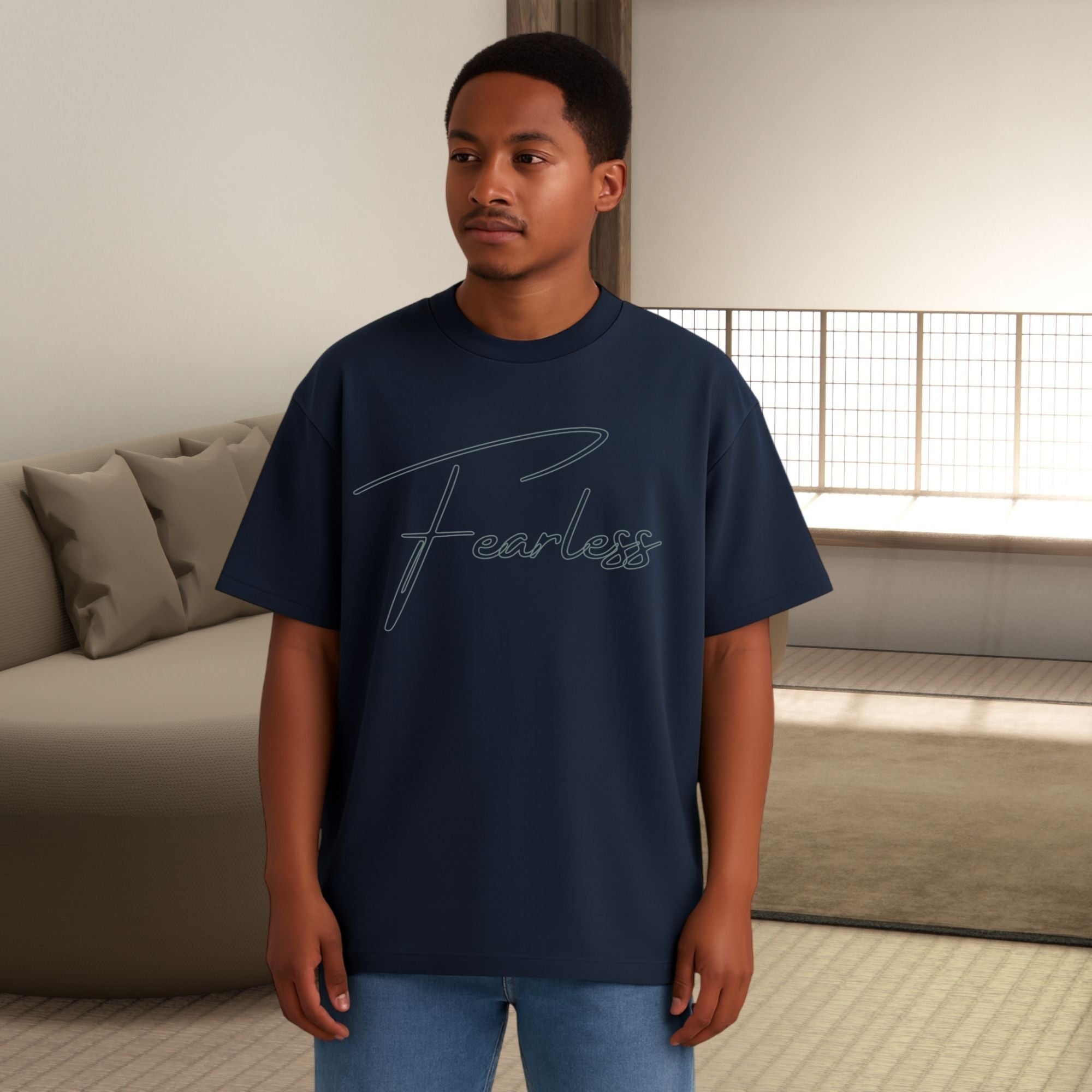 FEARLESS1 L Unisex Oversized Standard T-Shirt