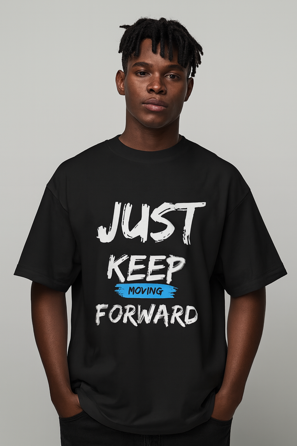 KEEP MOVING H Unisex Oversized Classic T-Shirt