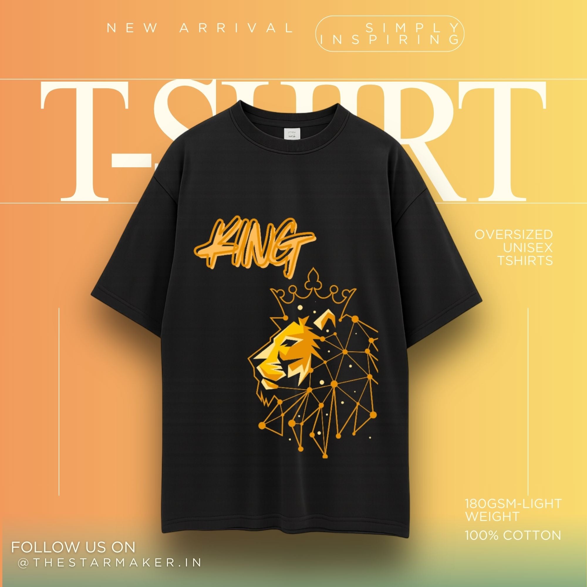 KING Unisex Oversized Standard T-Shirt