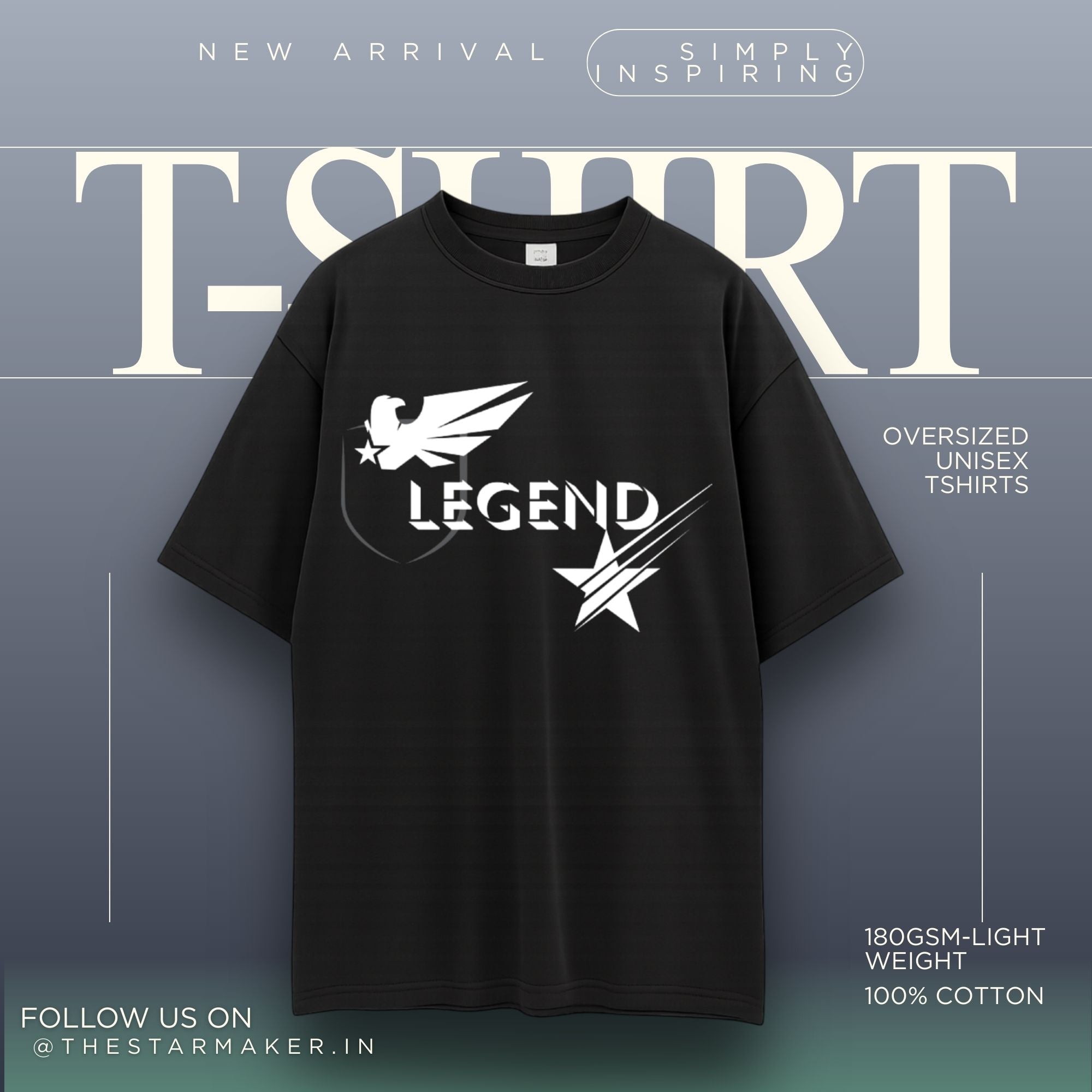 LEGEND L Unisex Oversized Standard T-Shirt