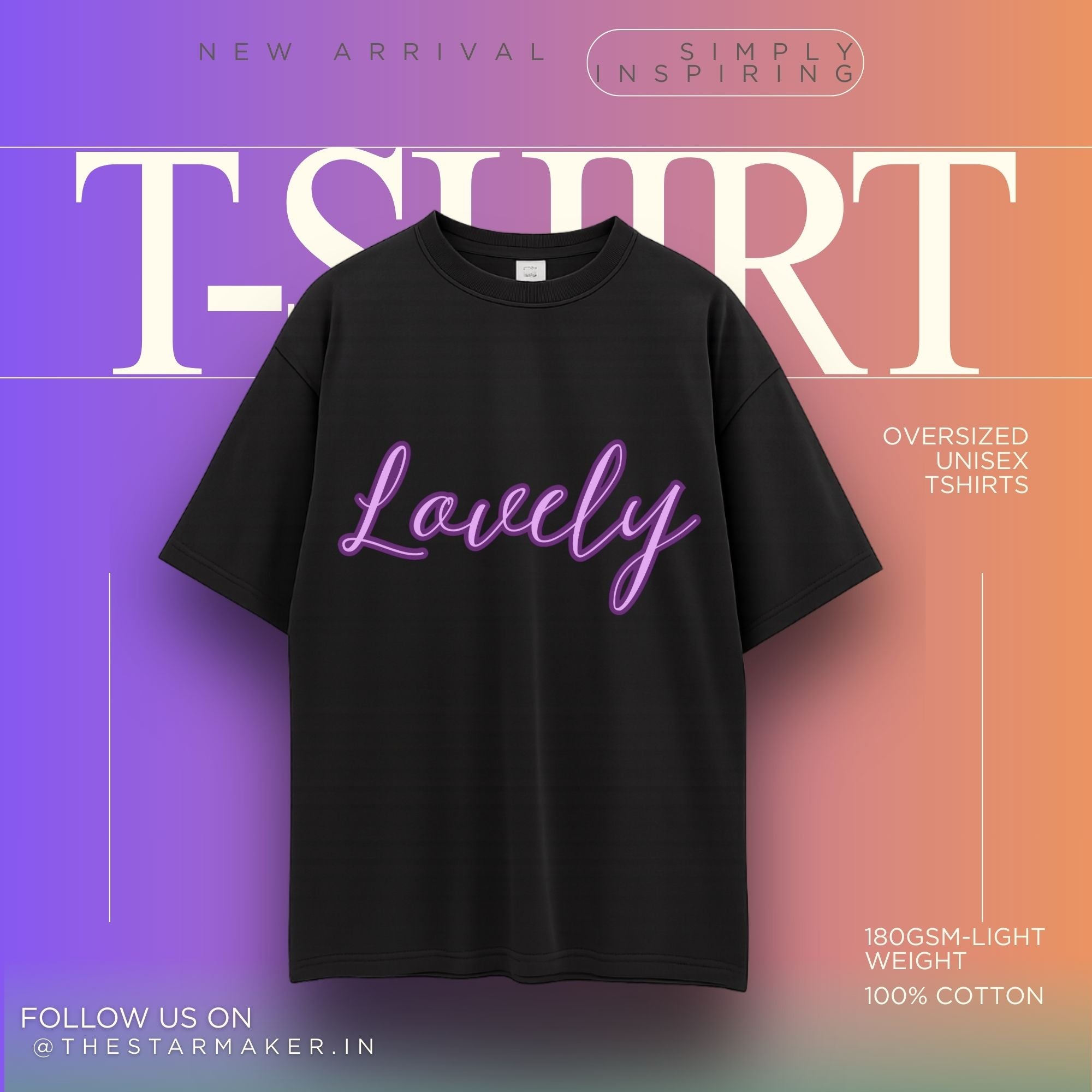 LOVELY L Unisex Oversized Standard T-Shirt