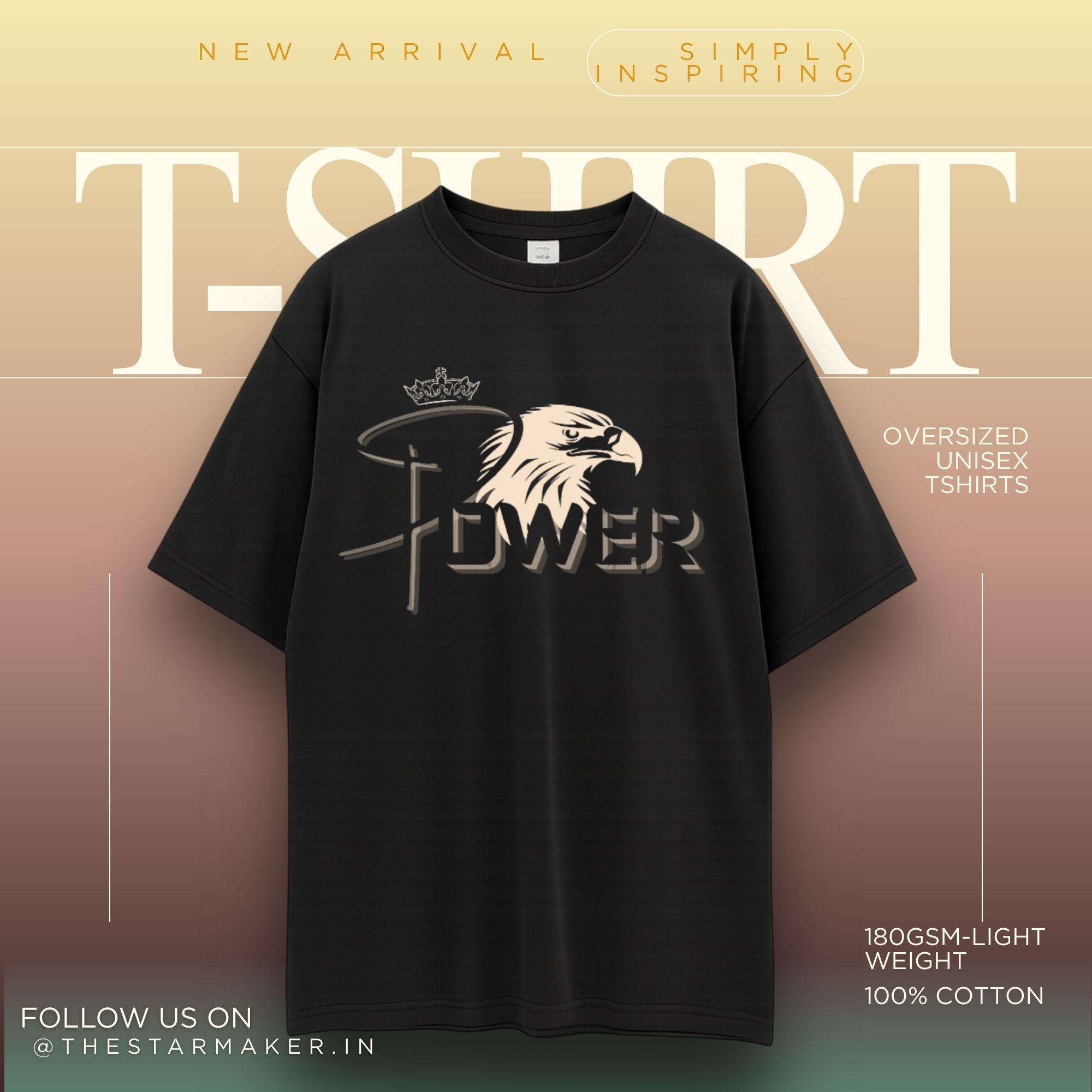 POWER3 L Unisex Oversized Standard T-Shirt