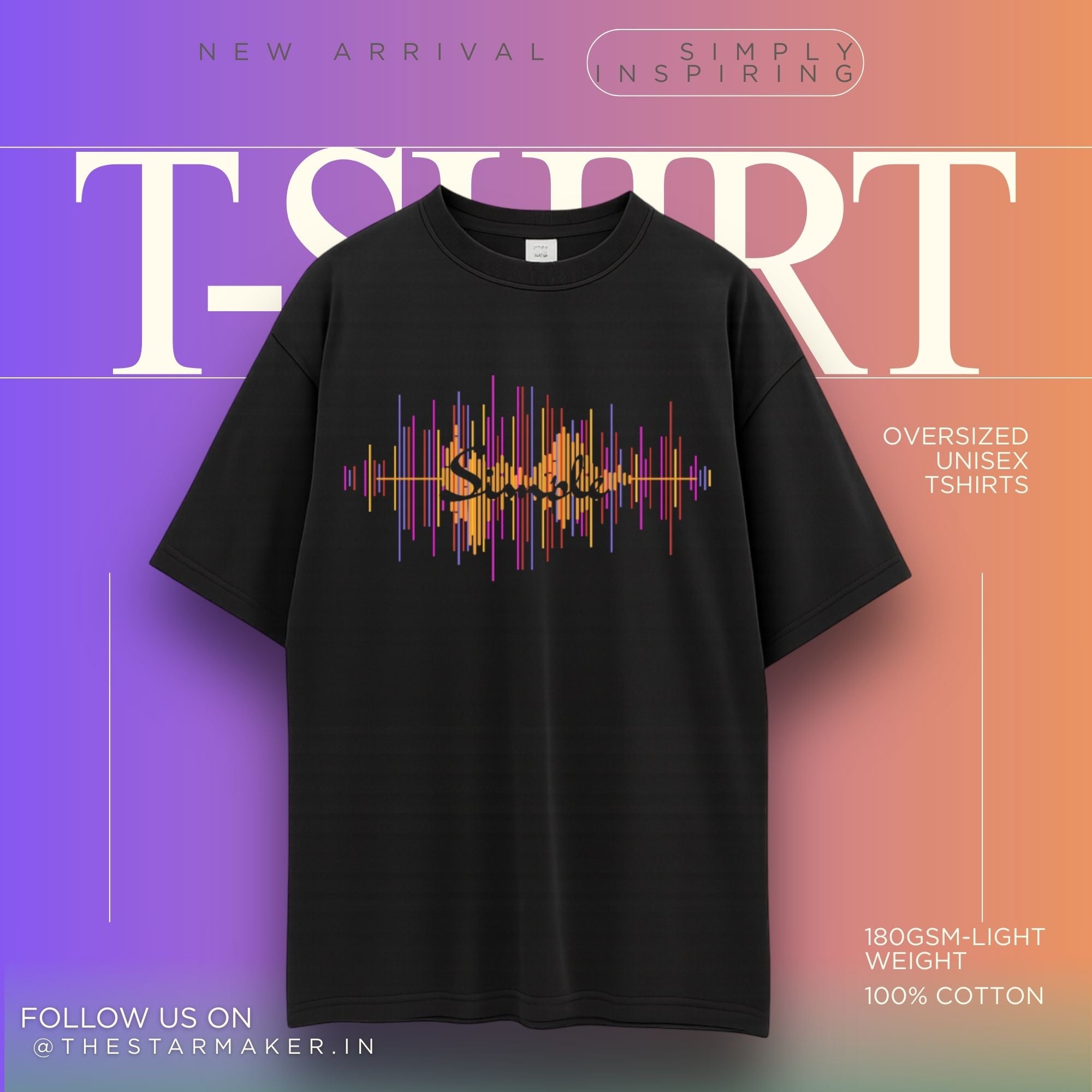 SIMPLE L Unisex Oversized Standard T-Shirt