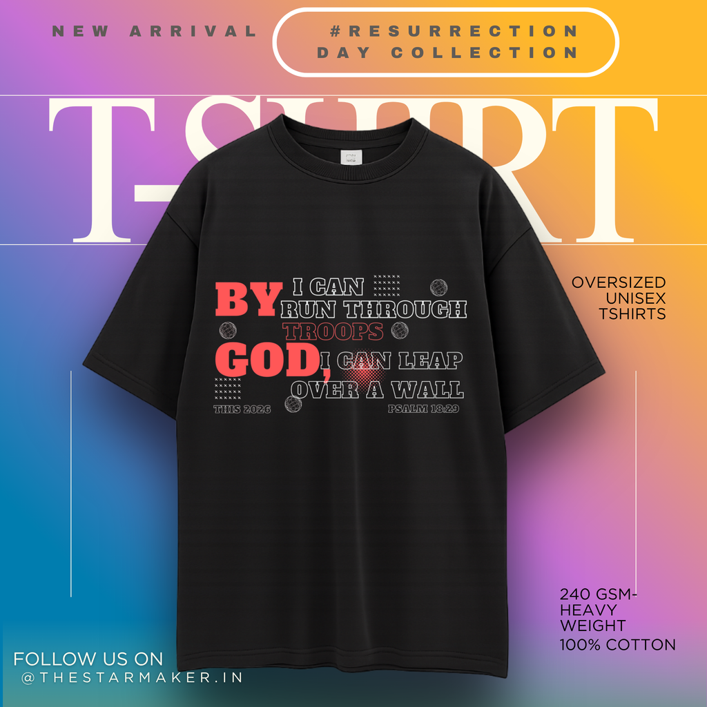 BY GOD H Unisex Oversized Classic T-Shirt