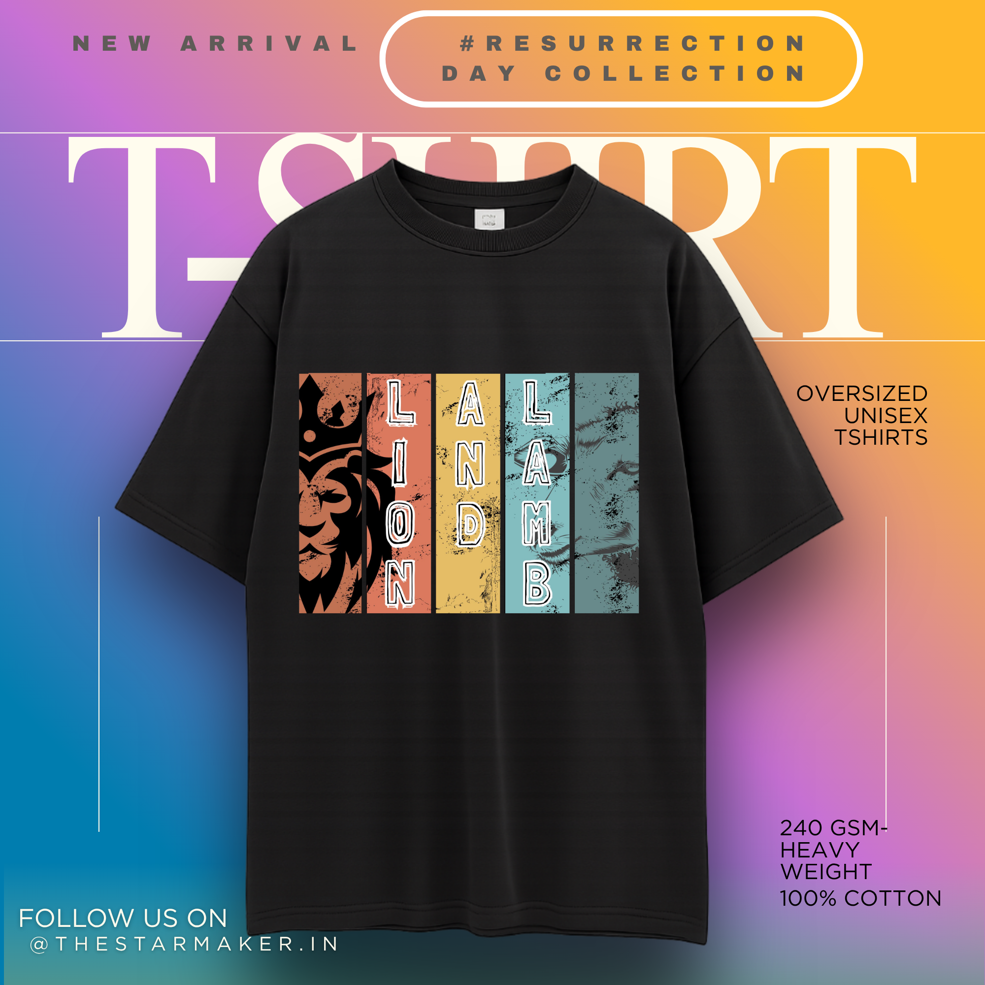 LION H Unisex Oversized Classic T-Shirt